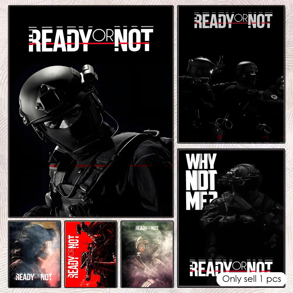 Esports Gaming Lounge - R-Ready or N-NotS โปสเตอร์ HD ตกแต่งผนัง