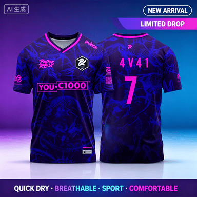 Esports Gaming T Shirt - 26_27 เสื้อยืด Paper Rex Valorant สำหรับผู้ชาย
