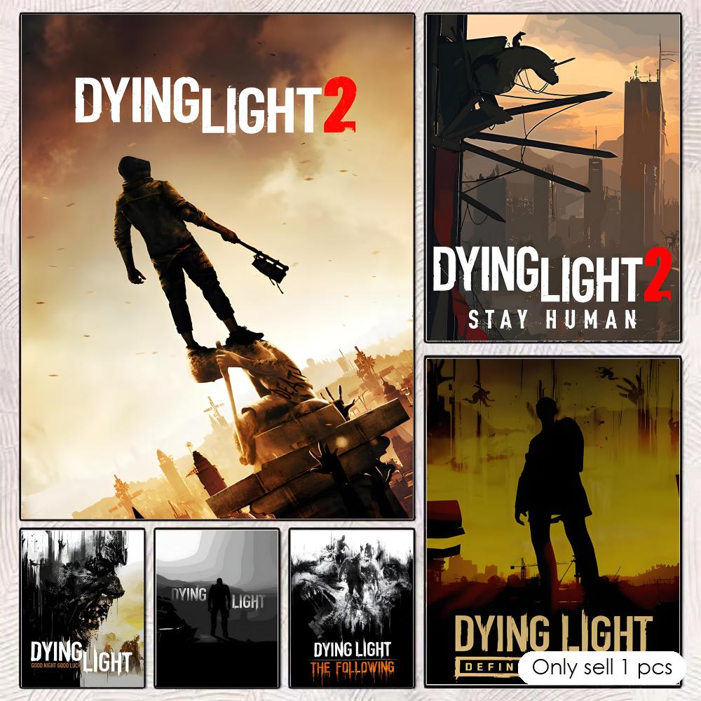 Esports Gaming Lounge - D-Dying L-LightS โปสเตอร์ HD ตกแต่งผนังสำหรับห้องเล่นเกมและเลานจ์อีสปอร์ต&ห้องนอนวัยรุ่น&ตกแต่งผนังหอพักเกมคอลเลกชันศิลปะบนผนัง
