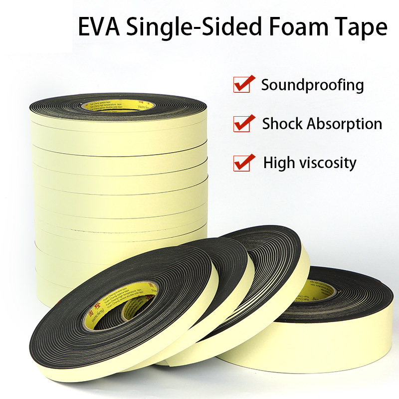 Sound Dampening Foam - ฟองน้ำ EVA เทปด้านเดียวกันกระแทกรถโฟมแผ่นฉนวนกันเสียงบัฟเฟอร์ป้องกันการชนกันแถบซีลแลนท์ 10-50 มม.