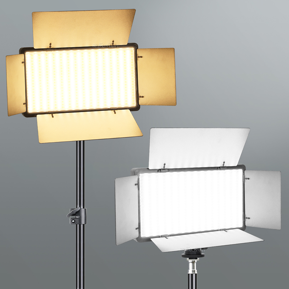 Led Light Panel Stream - ชุดแผงไฟแฟลชวิดีโอ LED สำหรับสตูดิโอถ่ายภาพมืออาชีพสองสีแบบปรับได้สำหรับสตรีมมิ่ง youbute TikTok