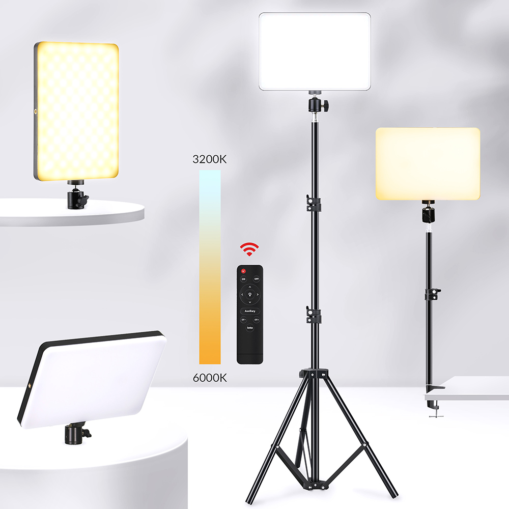 Led Light Panel Stream - หรี่แสงได้ LED Video Light EU Plug