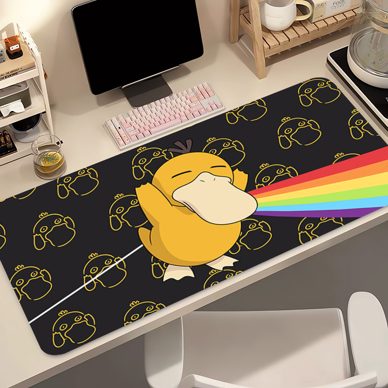 Esports Gaming Mousepad - แผ่นรองเมาส์ยางธรรมชาติโปเกมอน ไซดั๊กโน้ตบุ๊คเกมส์แผ่นรองเมาส์พิมพ์ HD แผ่นรองคีย์บอร์ด XXL แผ่นรองเมาส์แผ่นรองเม้าส์แผ่นรองโต๊ะสำหรับเล่นเกม