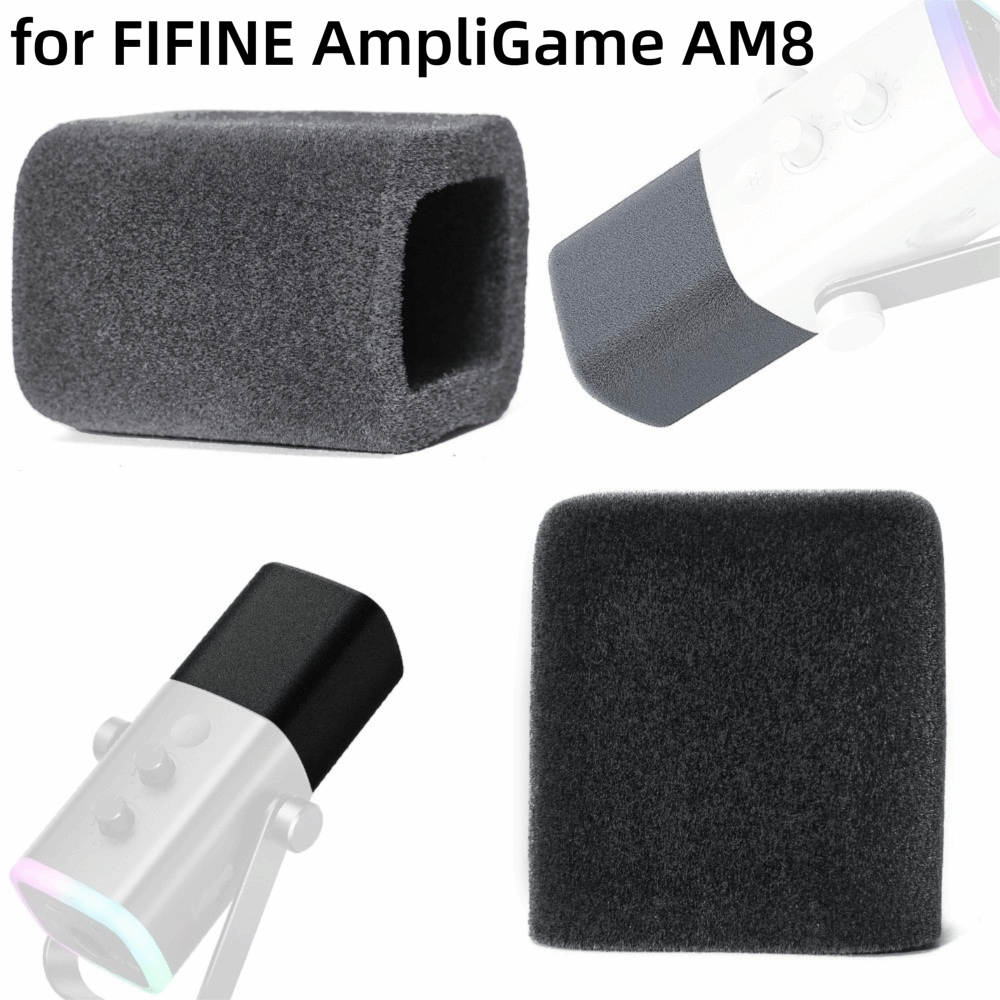 Sound Dampening Foam - 1 ชิ้น ฝาครอบไมโครโฟนแบบฟองน้ำ ลดเสียงรบกวน ป้องกันลม สำหรับ