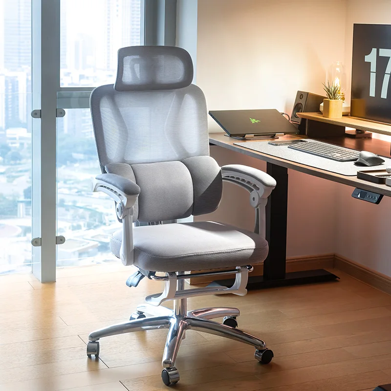 Esports Gaming Lounge - เก้าอี้สำนักงานตาข่ายแบบ Ergonomic Lounge ปรับเอนได้ เหมาะสำหรับเล่นเกมส์ อีสปอร์ต