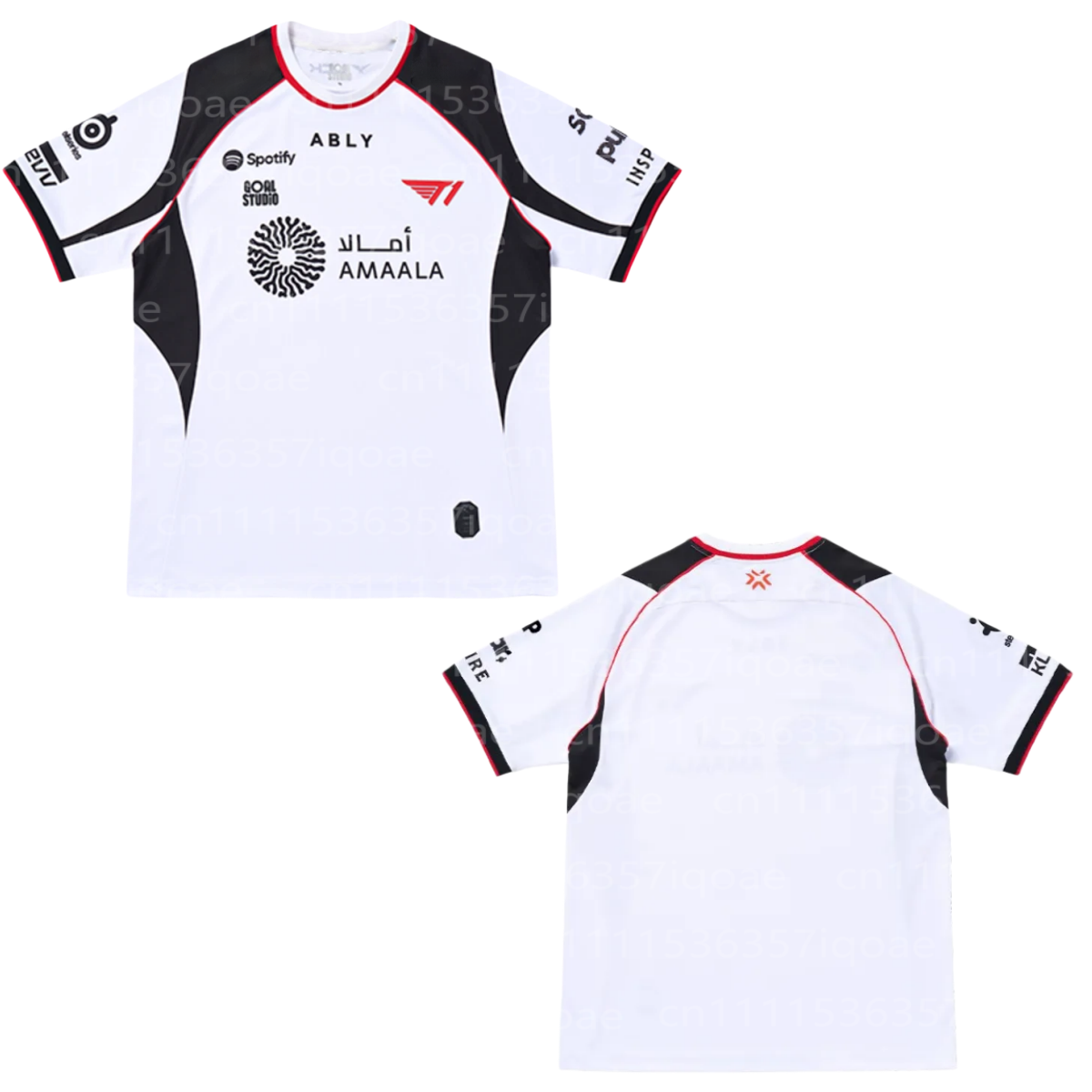 Esports Gaming T Shirt - เสื้อสโมสรอีสปอร์ต T1 ใหม่ของ VCT Valorant ปี
