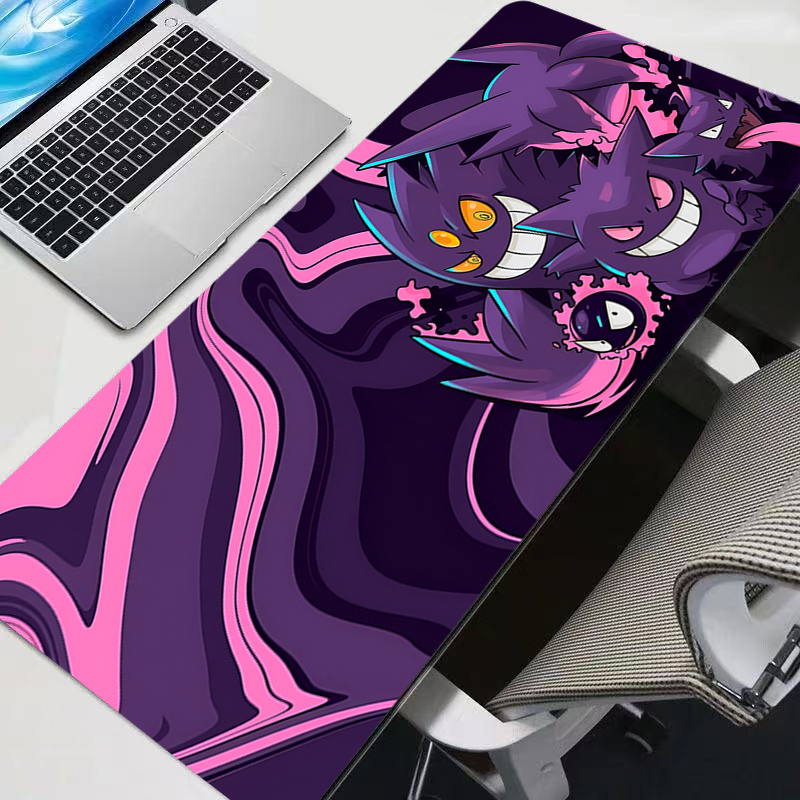 Esports Gaming Mousepad - แผ่นรองเมาส์ขนาดใหญ่ G-gengar แผ่นรองเมาส์โต๊ะทํางาน Mats อุปกรณ์เสริมสําหรับเล่นเกม PC