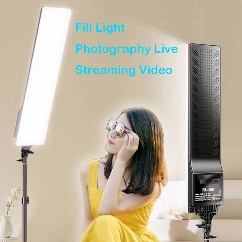 Led Light Panel Stream - แผงไฟ LED สำหรับสตูดิโอถ่ายภาพแผงไฟวิดีโอสำหรับถ่ายภาพขาตั้งสามขาแขนยาวปลั๊กแบบยุโรปสำหรับถ่ายทอดสด