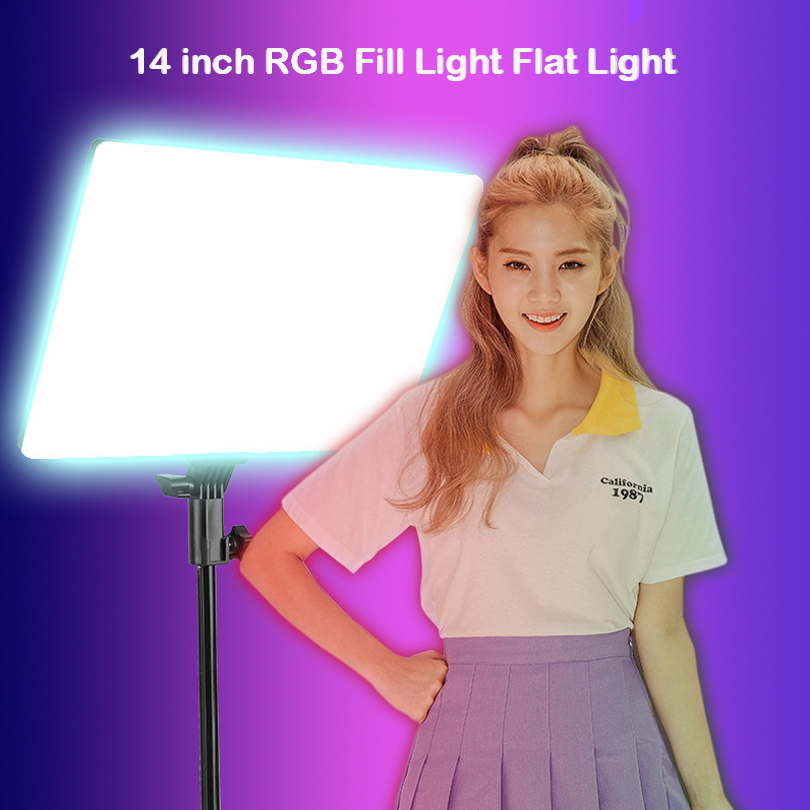 RGB 14 ''LED Video Light รีโมท - Led Light Panel Stream บทวิจารณ์และราคา