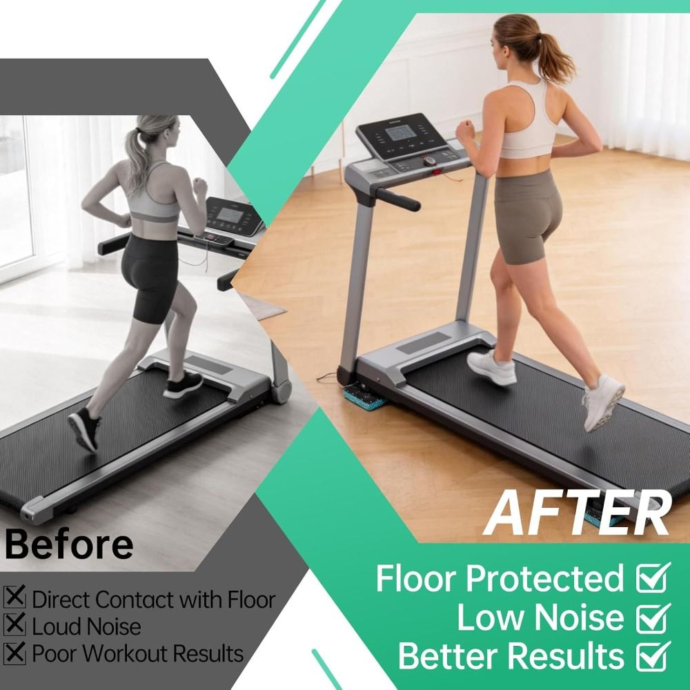 แผ่นรองพื้นสำหรับลู่วิ่งฝึกซ้อ - Sound Dampening Foam บทวิจารณ์และราคา