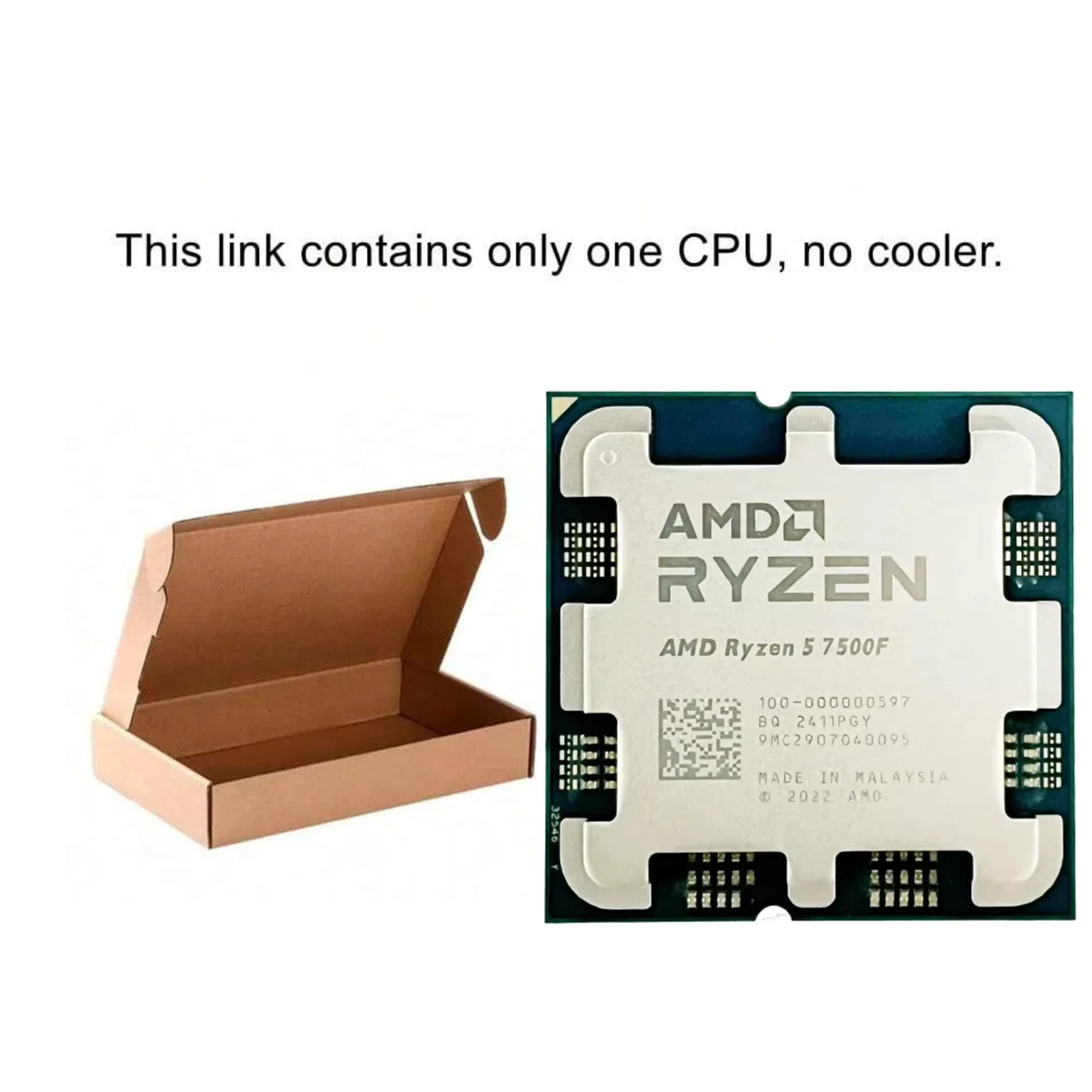 AMD Ryzen 5 7500F 3.7GHz 6 คอร - Amd Cpu Ryzen 5 บทวิจารณ์และราคา
