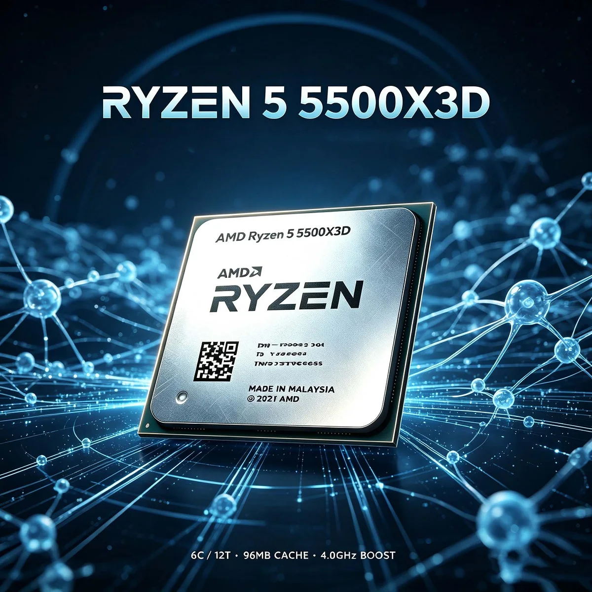 AMD Ryzen 5 5500X3D R5 5500X3D - Amd Cpu Ryzen 5 บทวิจารณ์และราคา