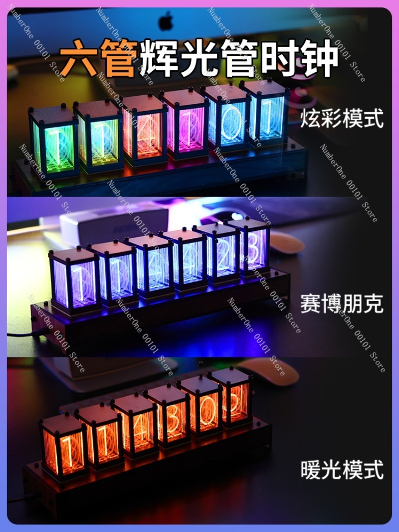 นาฬิกาหลอดเรืองแสง RGB, นาฬิกา - Esports Gaming Youtube บทวิจารณ์และราคา