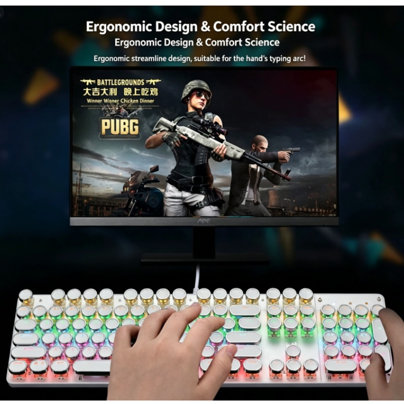 คีย์บอร์ดเกมมิ่งแบบมีสาย HJK92 - Esports Gaming Lounge บทวิจารณ์และราคา