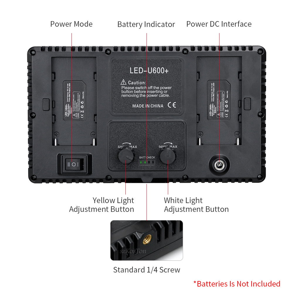 LED เติมโคมไฟวิดีโอแผง Bi-สี 3 - Led Light Panel Stream บทวิจารณ์และราคา