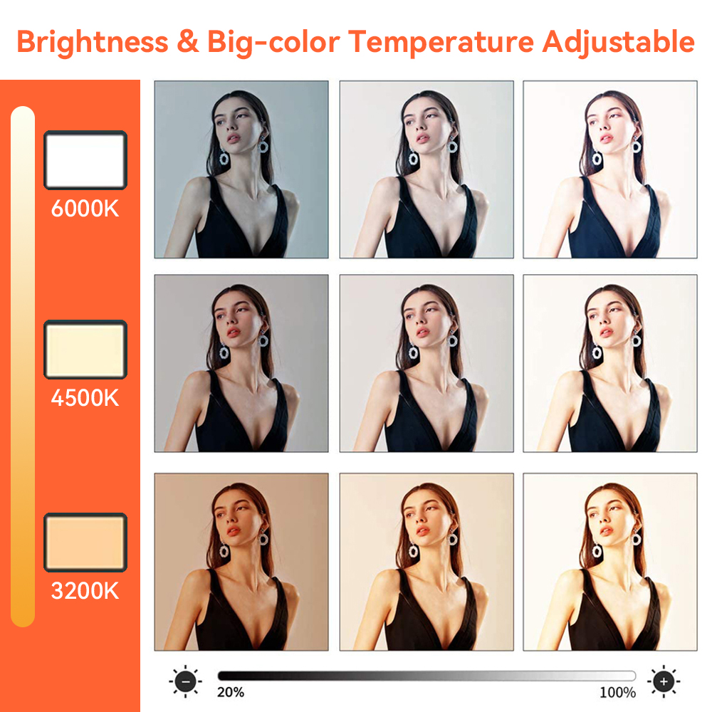 LED แฟลชวิดีโอสตูดิโอถ่ายภาพชุ - Led Light Panel Stream บทวิจารณ์และราคา
