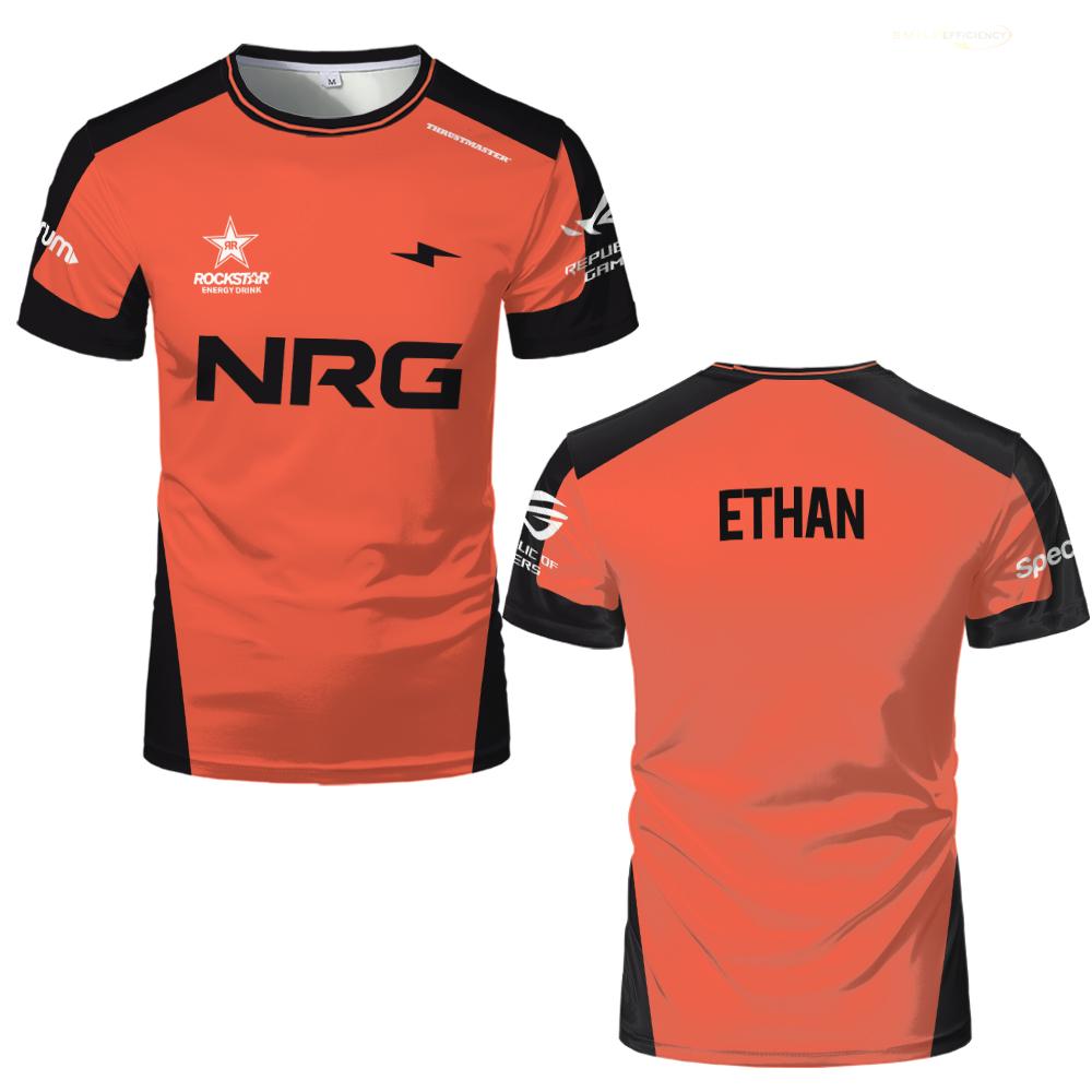เสื้อยืดแขนสั้น NRG Esports Su - Esports Gaming T Shirt บทวิจารณ์และราคา
