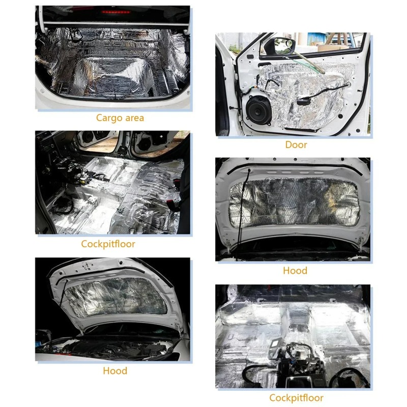 แผ่นซับเสียงรถยนต์ ขนาด 200x50 - Sound Dampening Foam บทวิจารณ์และราคา