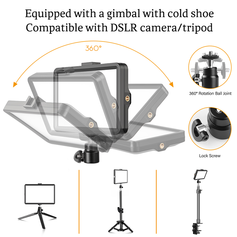 การถ่ายภาพ LED Selfie Video Li - Led Light Panel Stream บทวิจารณ์และราคา