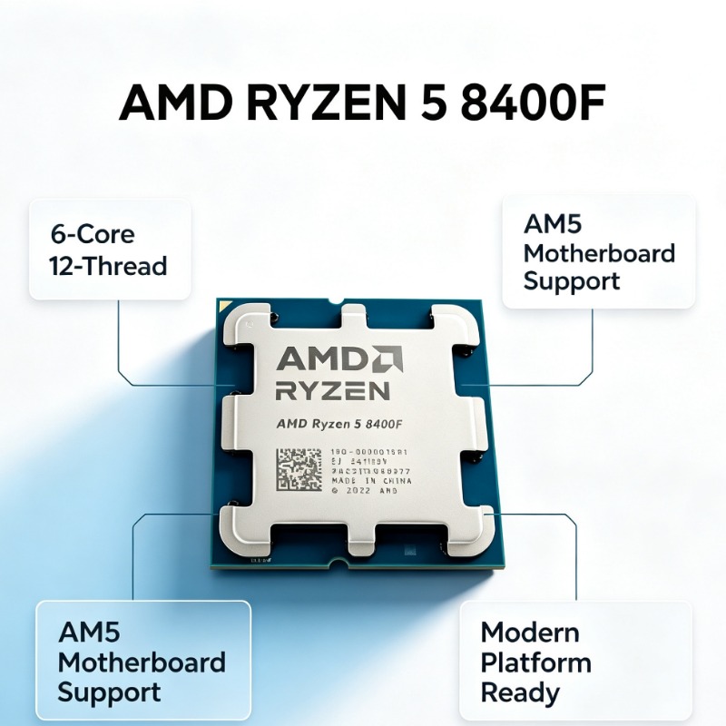 Ryzen 5 8400F AM5 Socket Gamin - Amd Cpu Ryzen 5 บทวิจารณ์และราคา