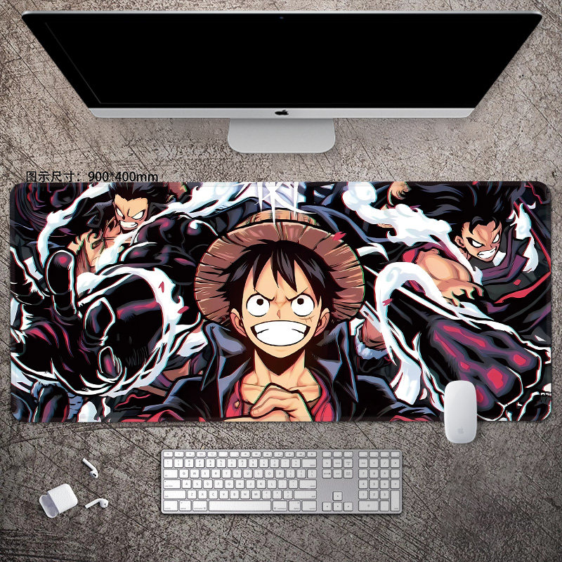 แผ่นรองเมาส์หนังลายอนิเมะวันพี - Esports Gaming Mousepad บทวิจารณ์และราคา