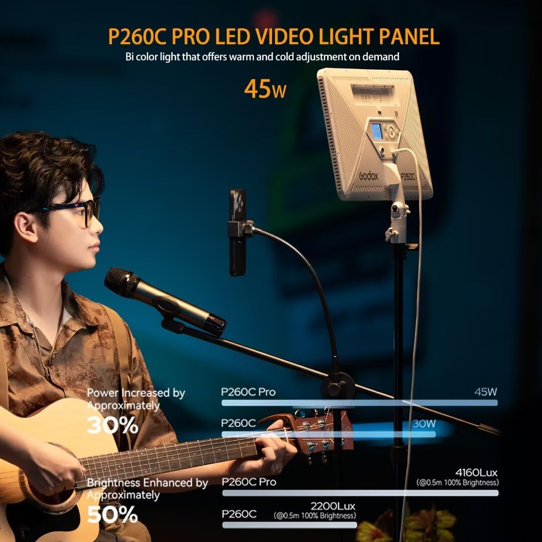 Godox P260C Pro LED Video Ligh - Led Light Panel Stream บทวิจารณ์และราคา