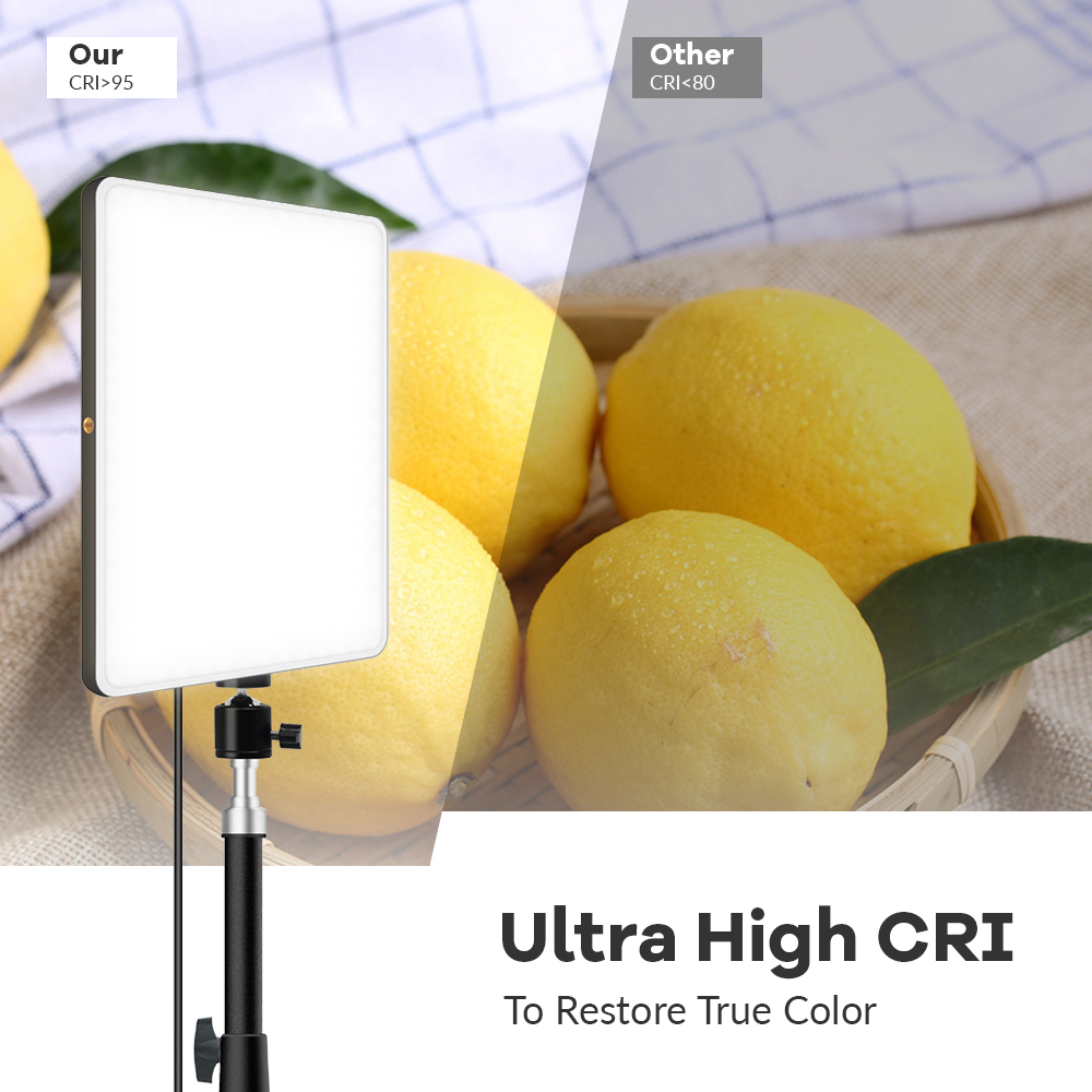 หรี่แสงได้ LED Video Light EU  - Led Light Panel Stream บทวิจารณ์และราคา