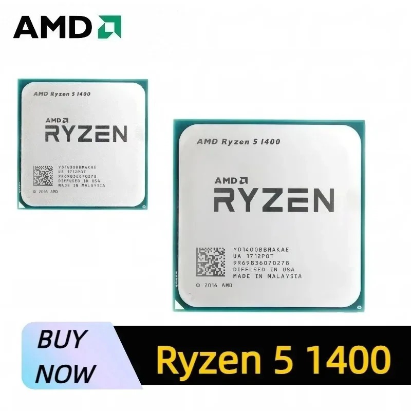 AMD Ryzen 5 1400 ซีพียูใหม่แกะ - Amd Cpu Ryzen 5 บทวิจารณ์และราคา
