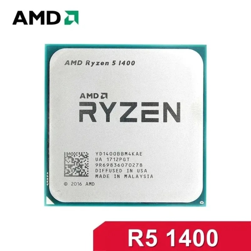AMD Ryzen 5 1400 ซีพียูใหม่แกะ - Amd Cpu Ryzen 5 บทวิจารณ์และราคา
