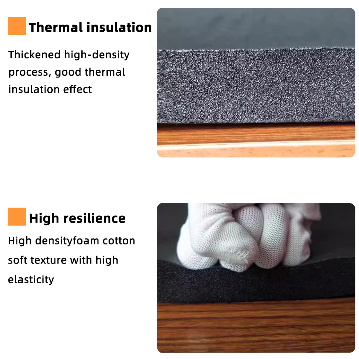 ใยฝ้ายกันไฟและกันเสียงสำหรับรถ - Sound Dampening Foam บทวิจารณ์และราคา