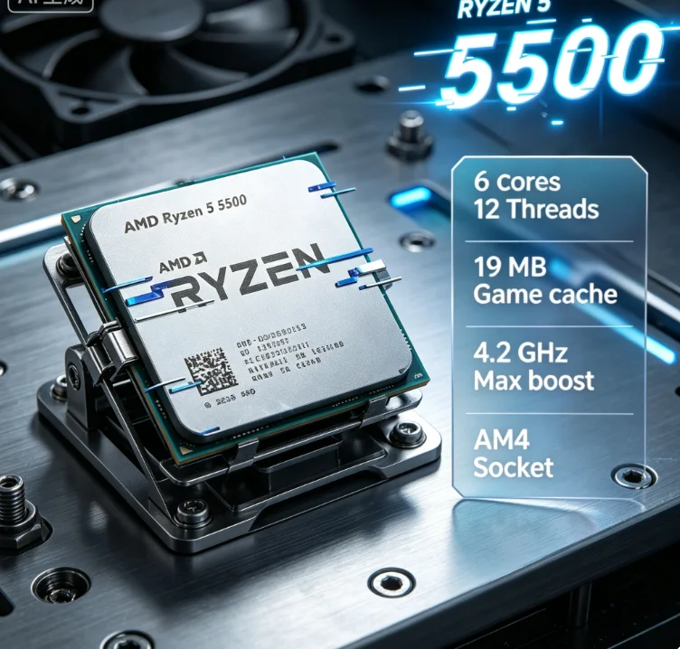 AMD Ryzen 5 5500 Studio Multi  - Amd Cpu Ryzen 5 บทวิจารณ์และราคา