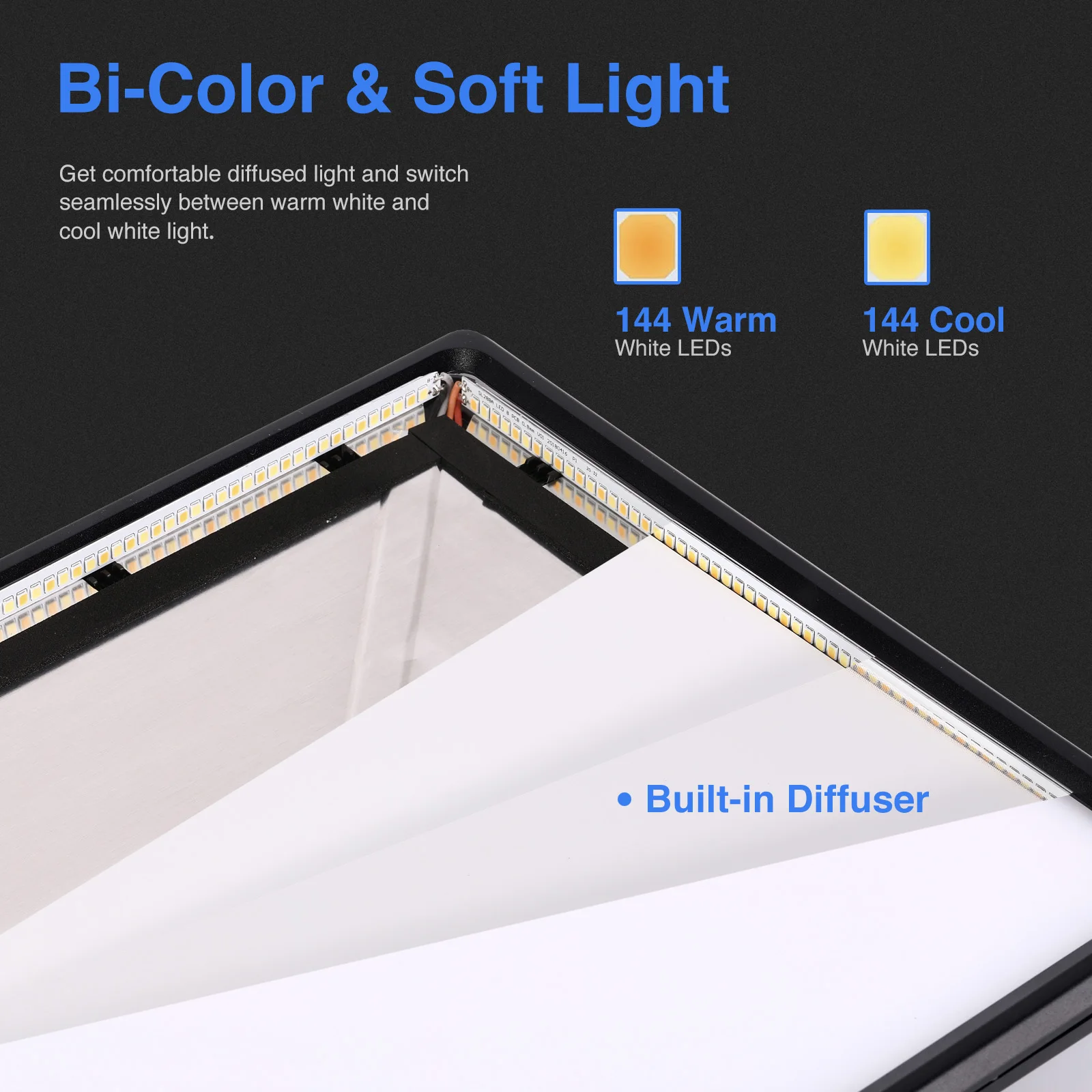 แผงไฟวิดีโอ LED ขนาดใหญ่ Neewe - Led Light Panel Stream บทวิจารณ์และราคา